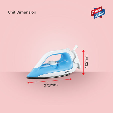 Sanford SF30DI Light Weight Dry Iron Complete Package