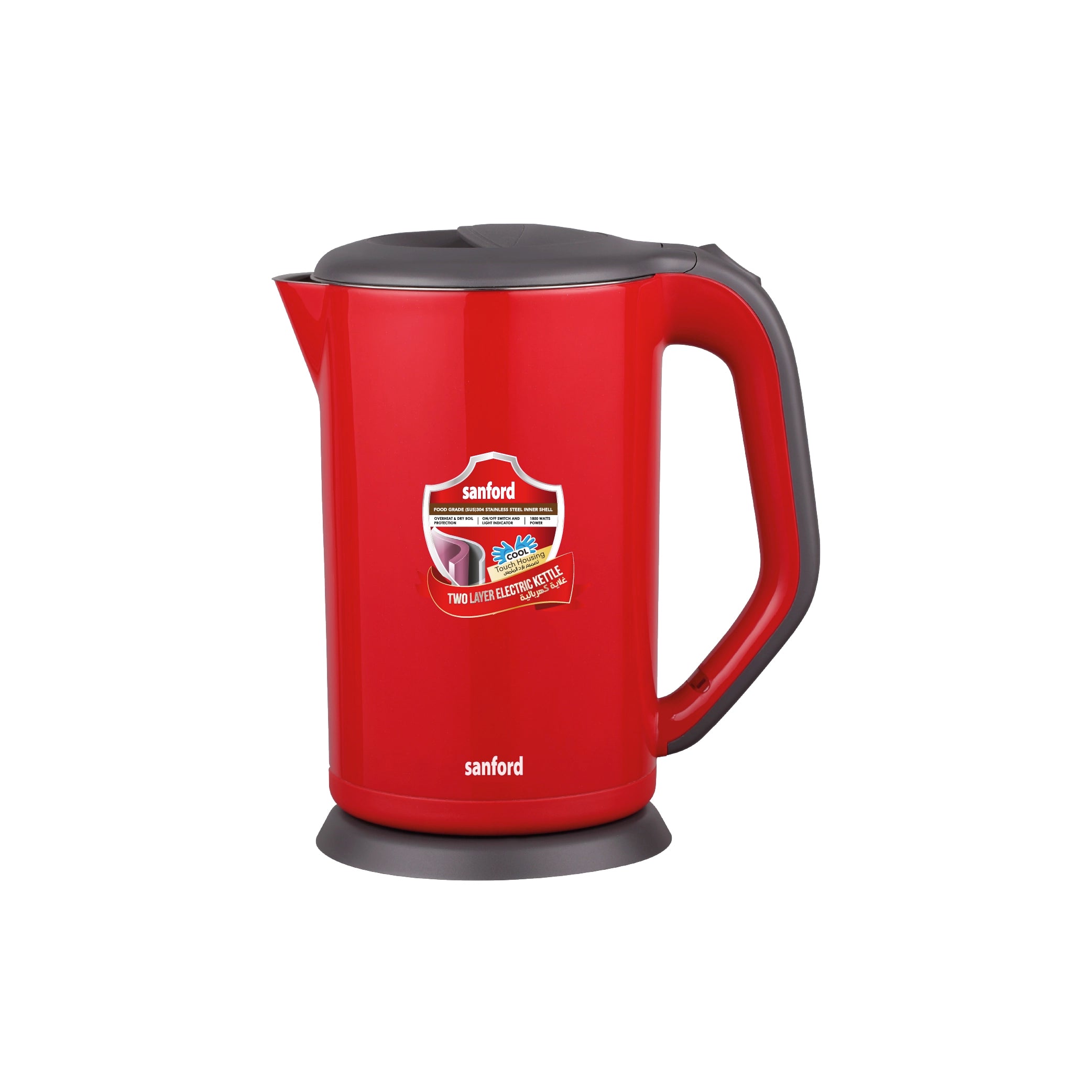 best electric kettle 1.7L double layer & auto shut-off sanford 1
