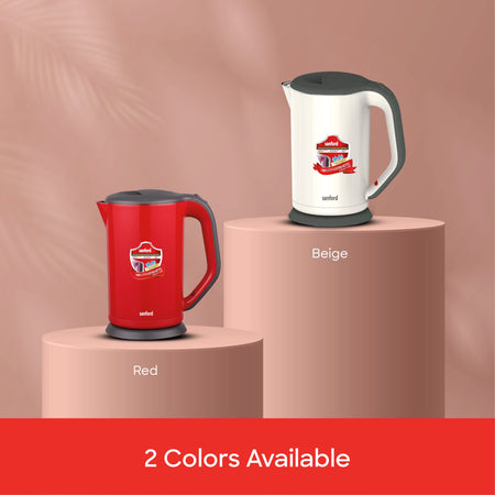 best electric kettle 1.7L double layer & auto shut-off sanford 5