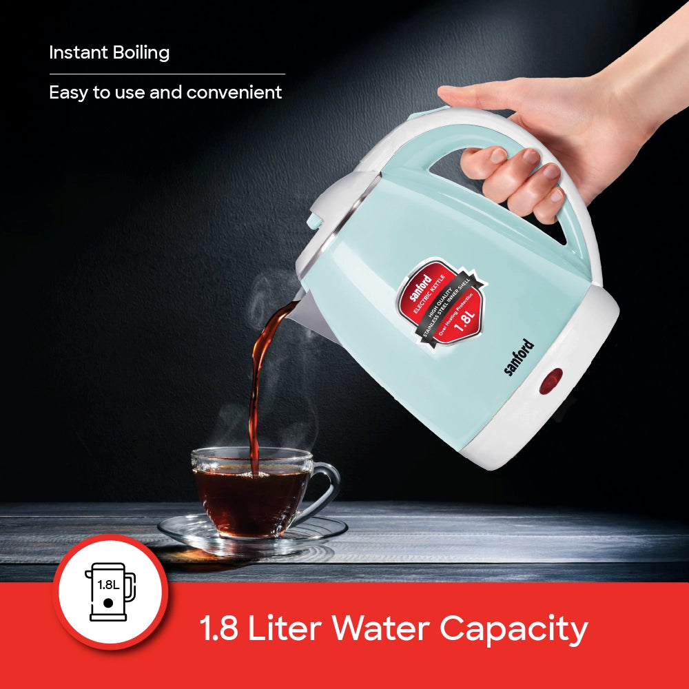 best electric kettle 1.8l stainless steel 1500W sanford 4