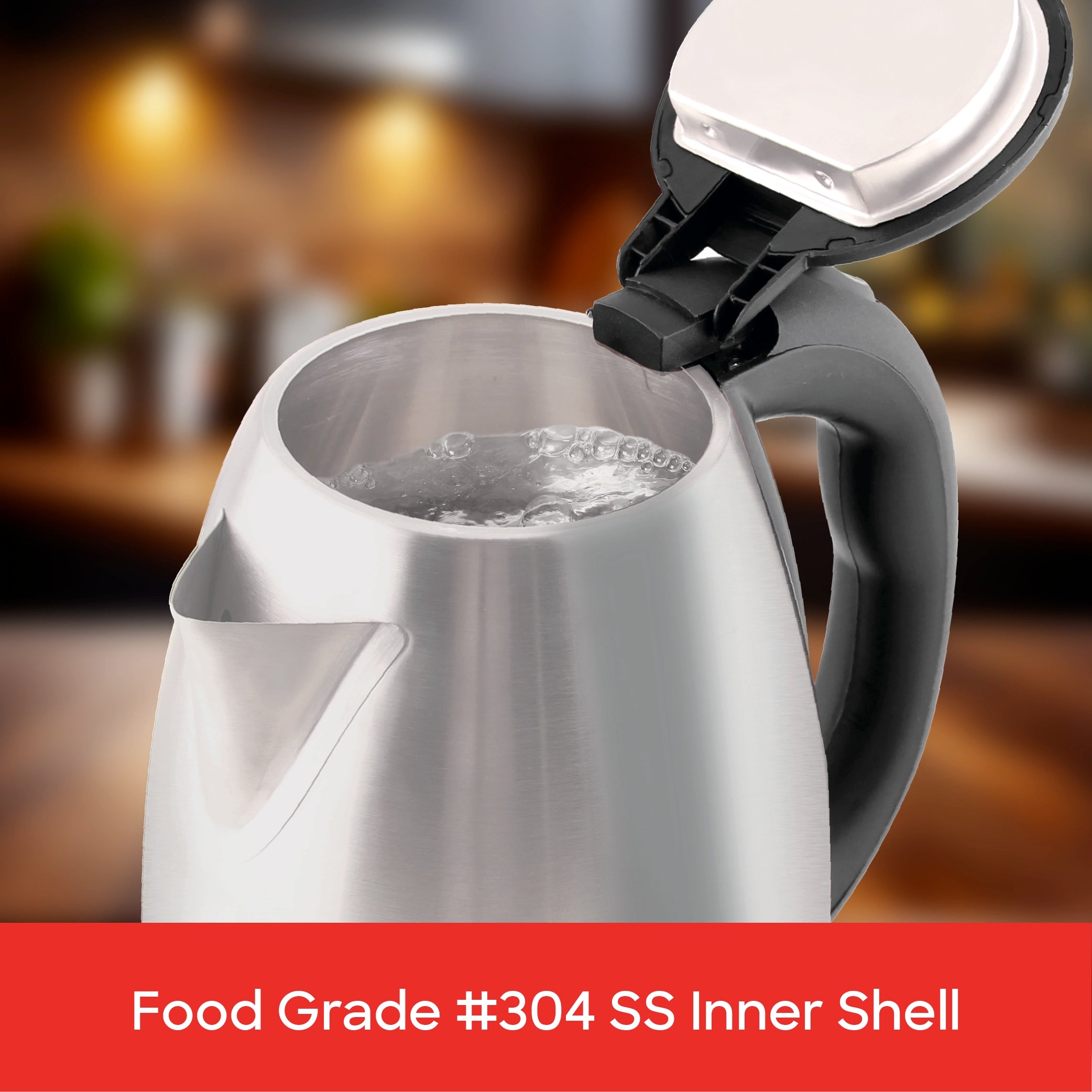 best electric kettle 1.8L 1500W Power stainless steel Body sanford 5