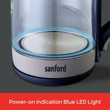 Electric Glass Kettle 1.8L  Auto Shut-Off and Indicator Light sanford 5