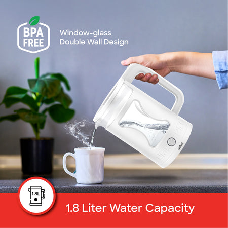 best electric kettle 1.8L Glass Cordless sanford 4