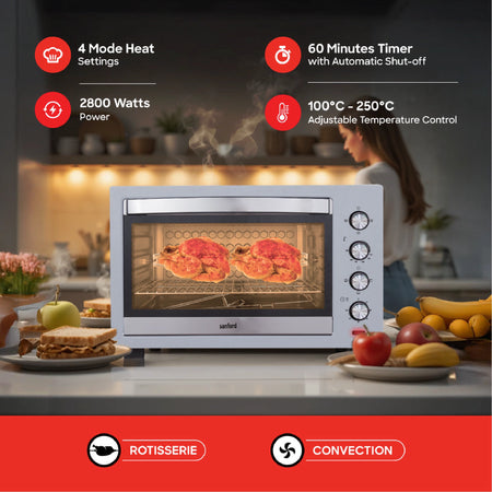 best electric oven 80L rotisserie sanford 3