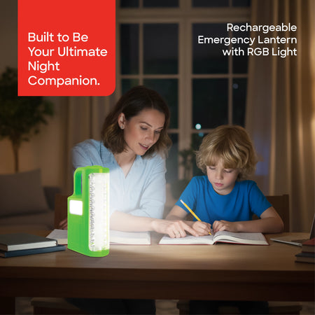 best rechargeable emergency lantern RGB light 60 hours backup sanford 2