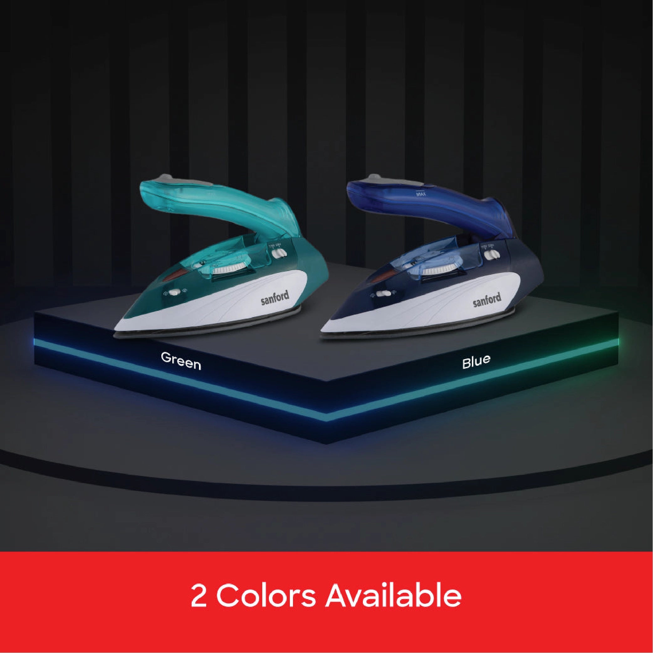 Compact travel steam iron dual voltage overheat protection sanford 5