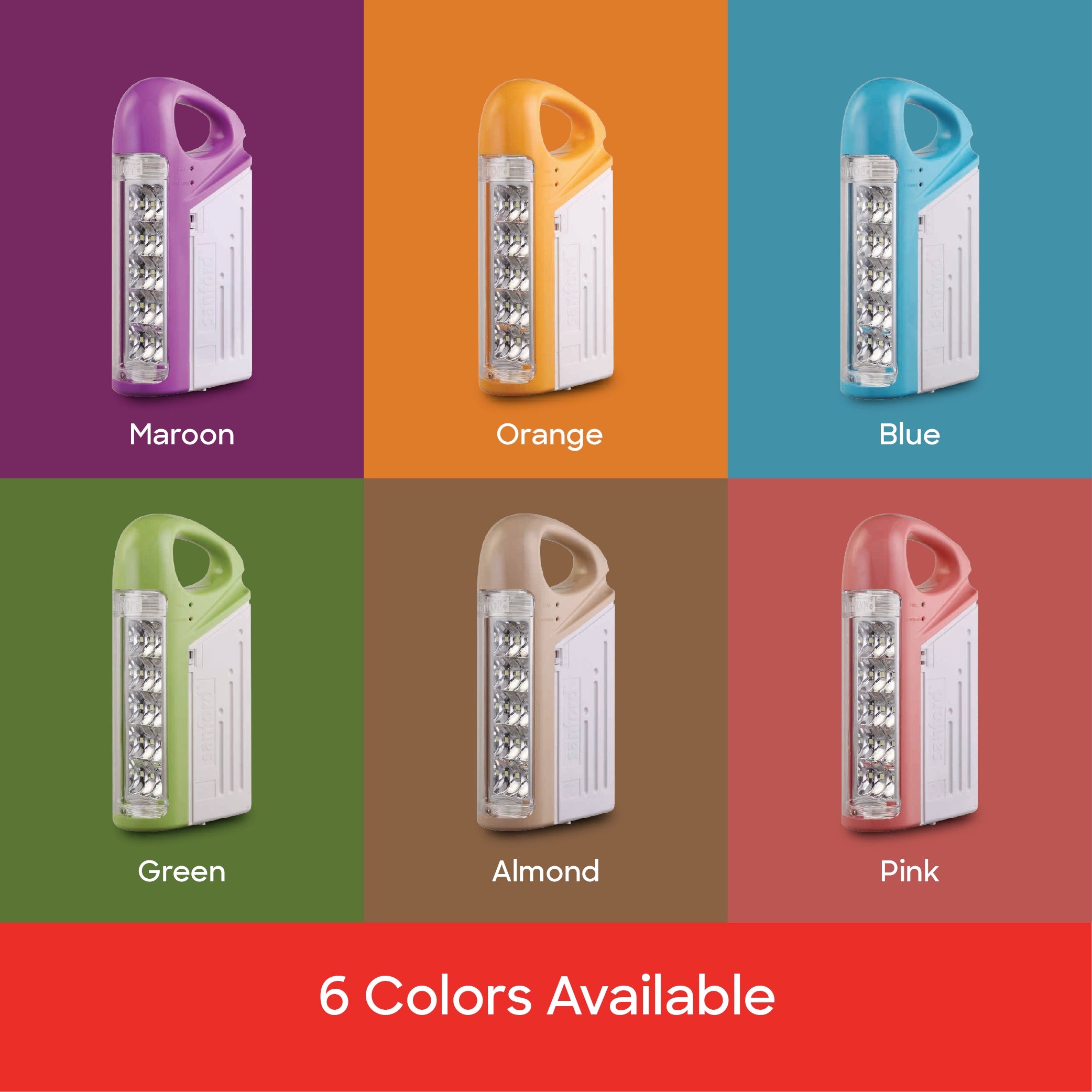  Rechargeable LED Lantern 3W 15 LEDs and 118 Hour Runtime sanford 5