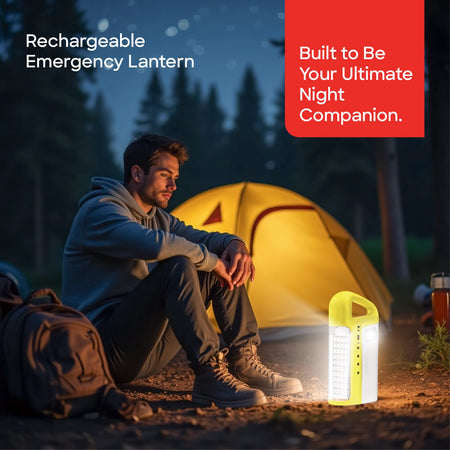  Rechargeable Lantern with Solar Panel, USB and 80 LEDs sanford 2
