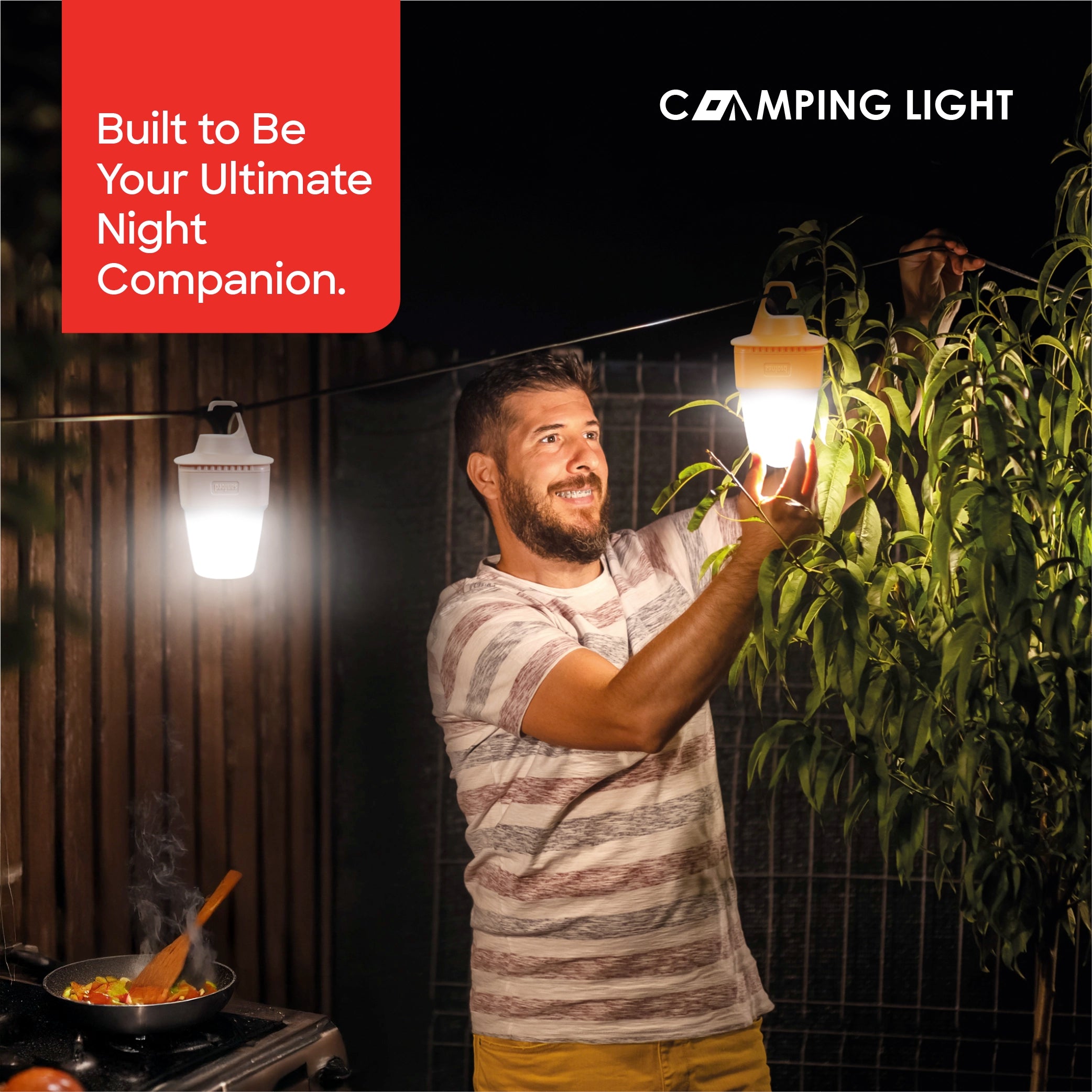 rechargeable mini lantern 24 hour runtime 3 modes sanford 2