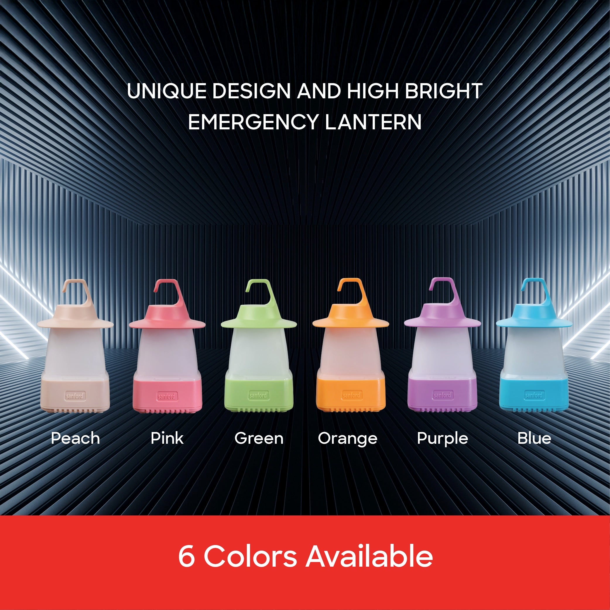 rechargeable mini lantern 24 hour runtime 3 modes sanford 5