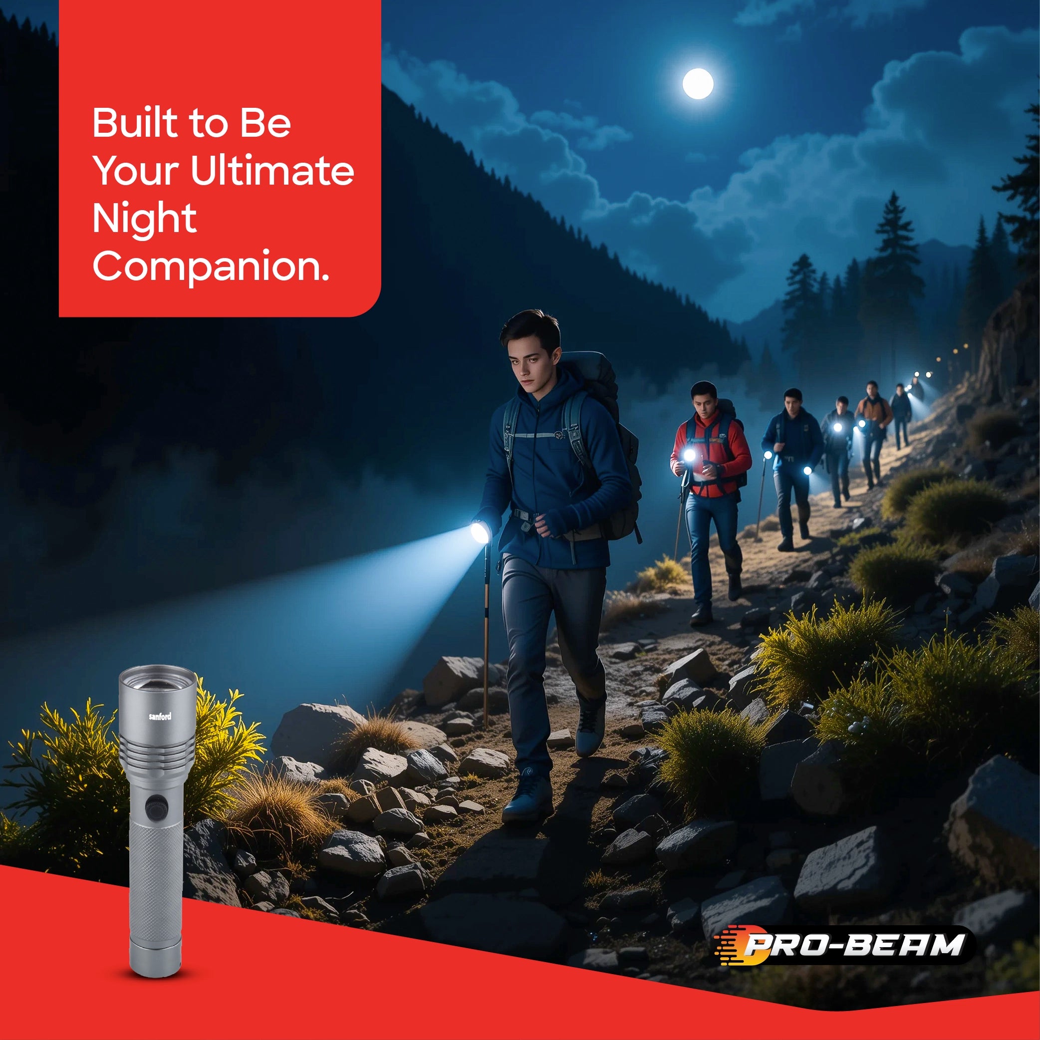 20W laser LED zoom flashlight sanford 2