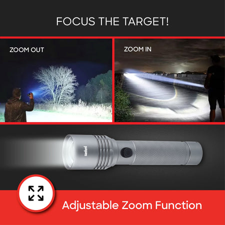 20W laser LED zoom flashlight sanford 4