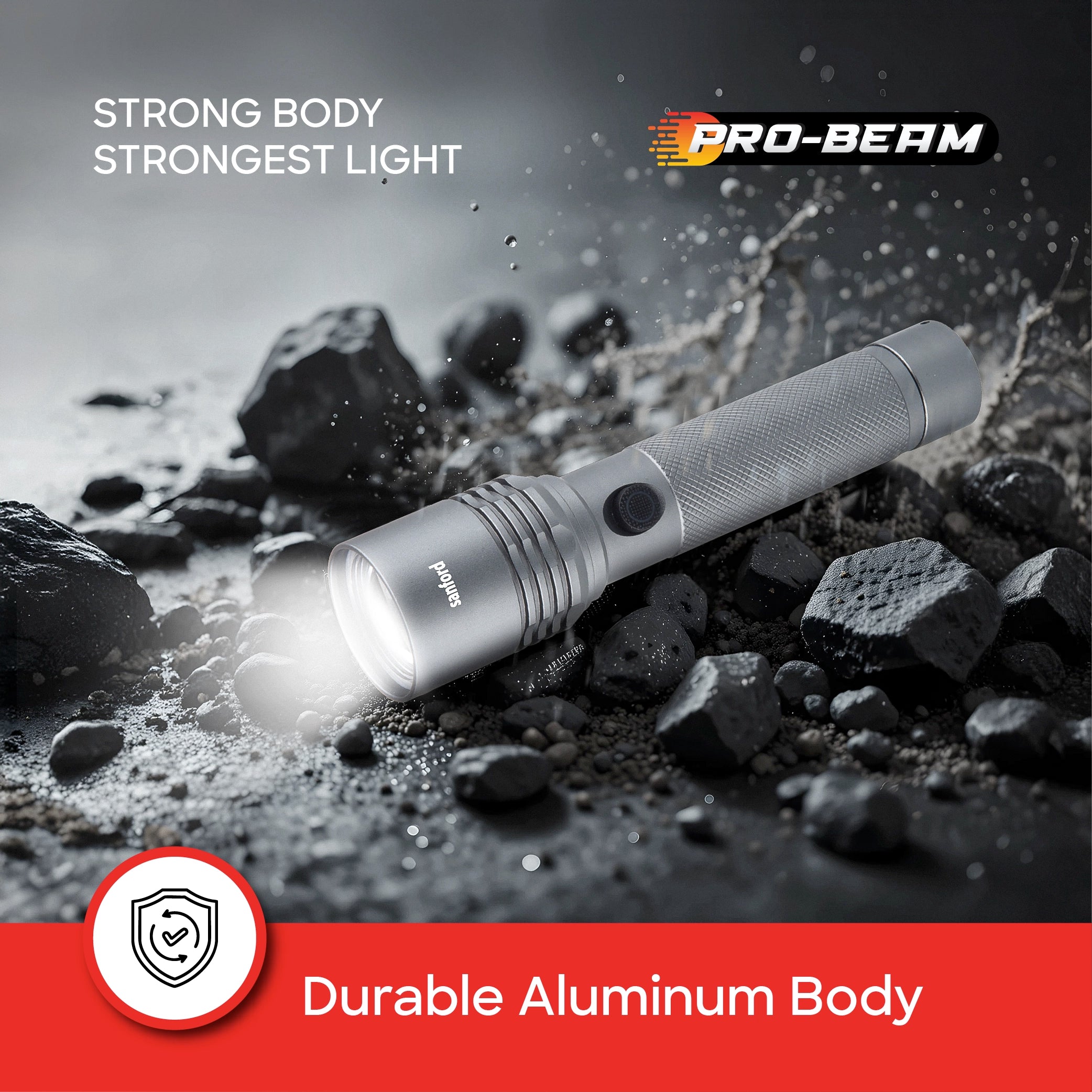20W laser LED zoom flashlight sanford 7