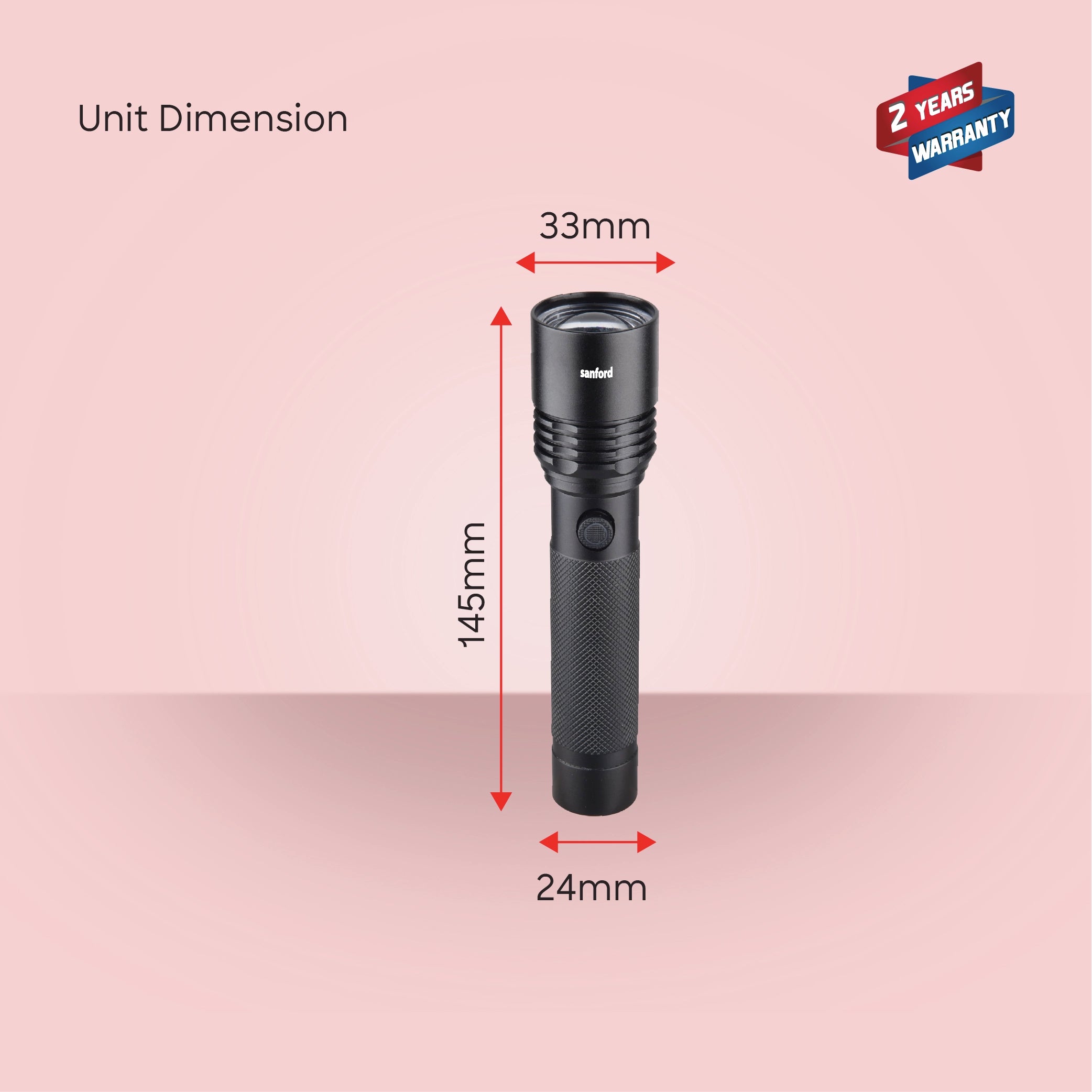 20W laser LED zoom flashlight sanford 8