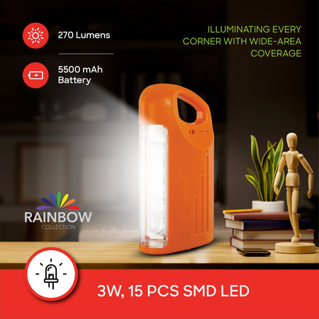 3W Emergency Lantern 15 LEDs 100 Hour Runtime sanford 3