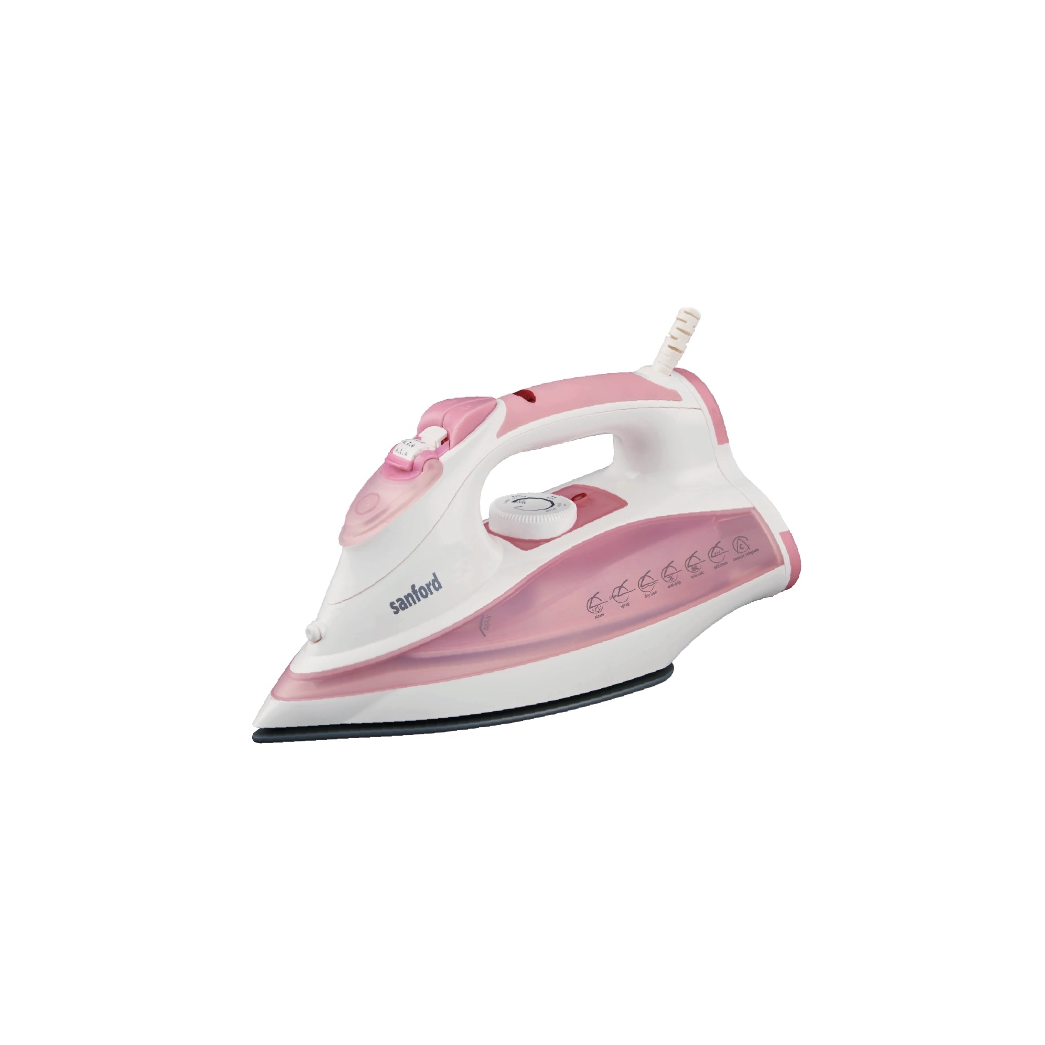 Steam iron 3000W with ceramic soleplate large water tank high steam output sanford 1