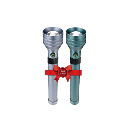 rechargeable LED flashlight combo 2 pack sanford 1