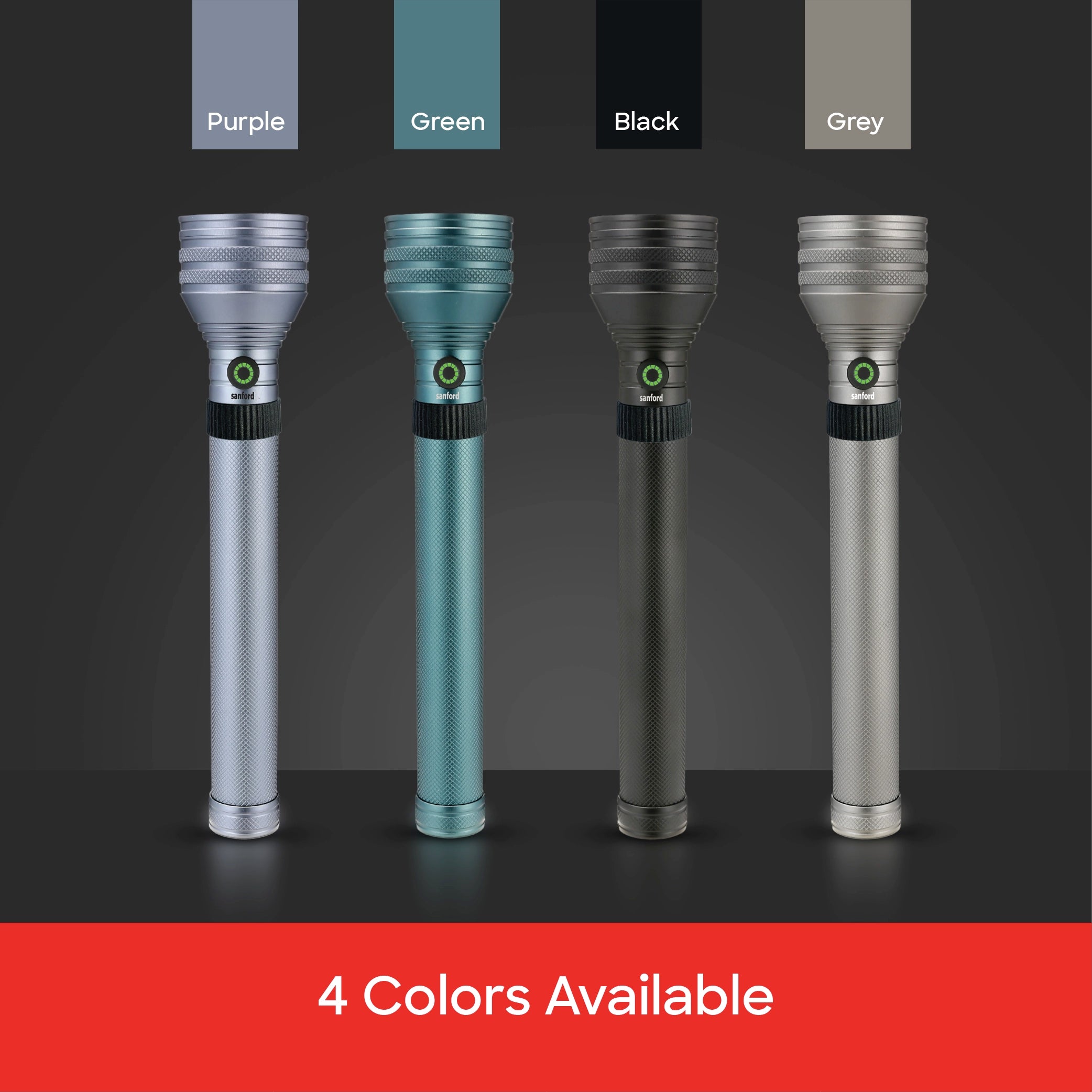 rechargeable LED flashlight combo 2 pack sanford 7