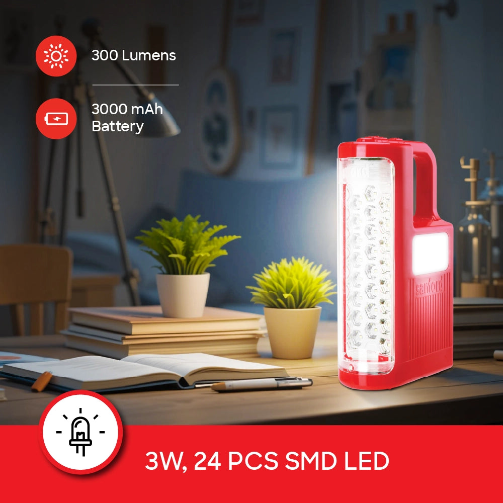 best rechargeable emergency lantern 54 LED 4V 3.0Ah sanford 3