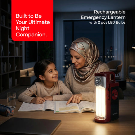  Rechargeable LED Emergency Lantern 2 Pcs LED Bulb Sanford 2