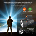 Sanford LED Hand Lamp Rechargeable 700m Range 10W 500 Lumens Flashlight Torch - SF4743SL