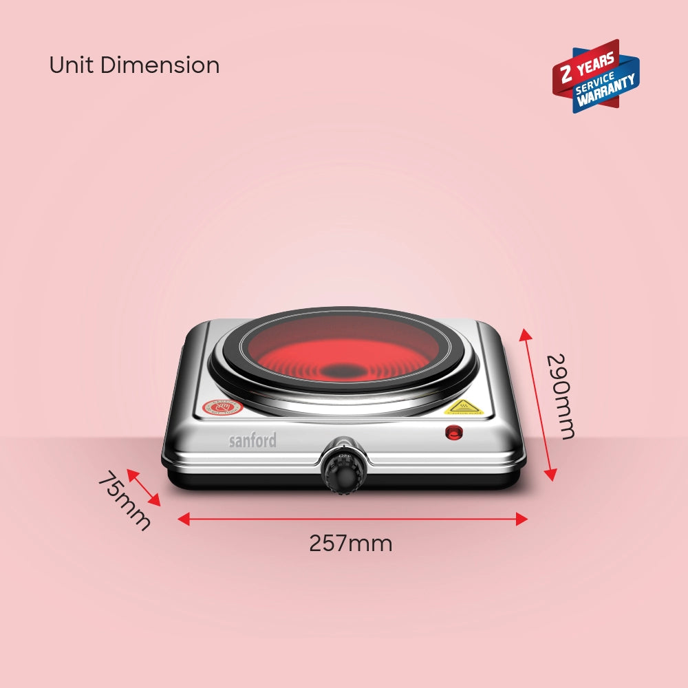 infrared cooker 900W single burner ceramic heating plate sanford 6