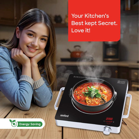 single burner Infrared cooker  2200W ceramic heating digital display sanford 2