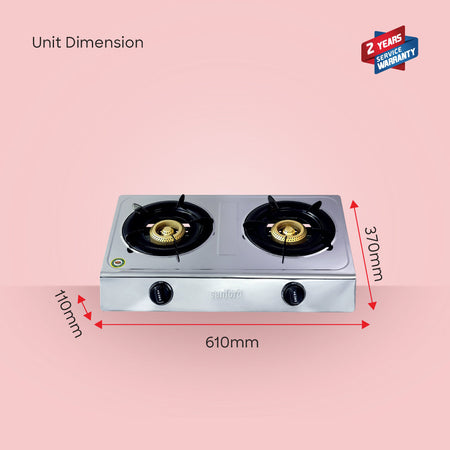 Sanford SF5222GC Gas Stove Compact Design