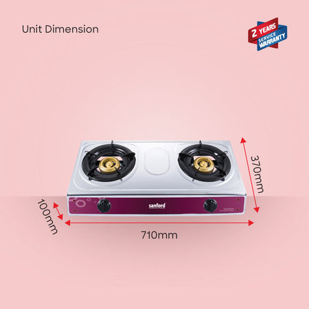 Sanford SF5353GC-2B Cast Iron Stove Complete Package
