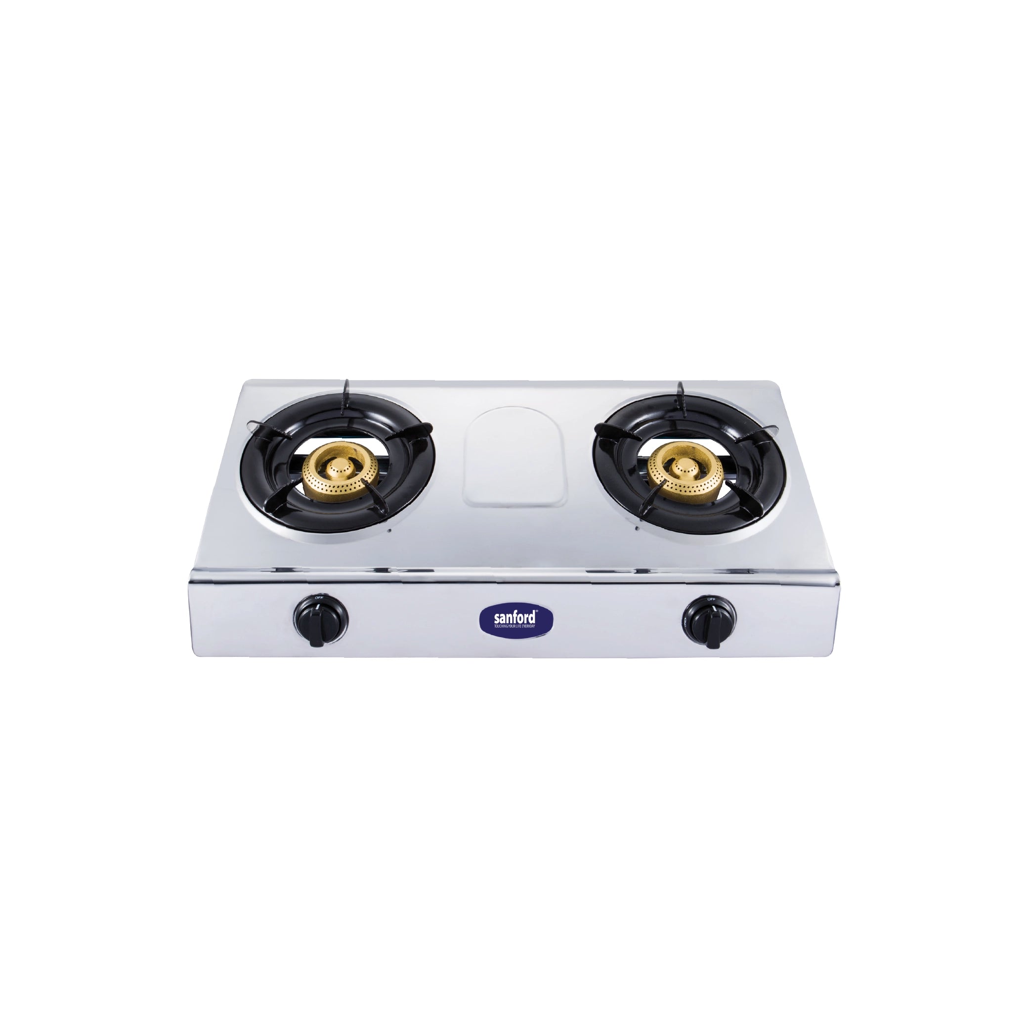 2 burner gas stove stainless steel body auto ignition heavy duty burners sanford 1
