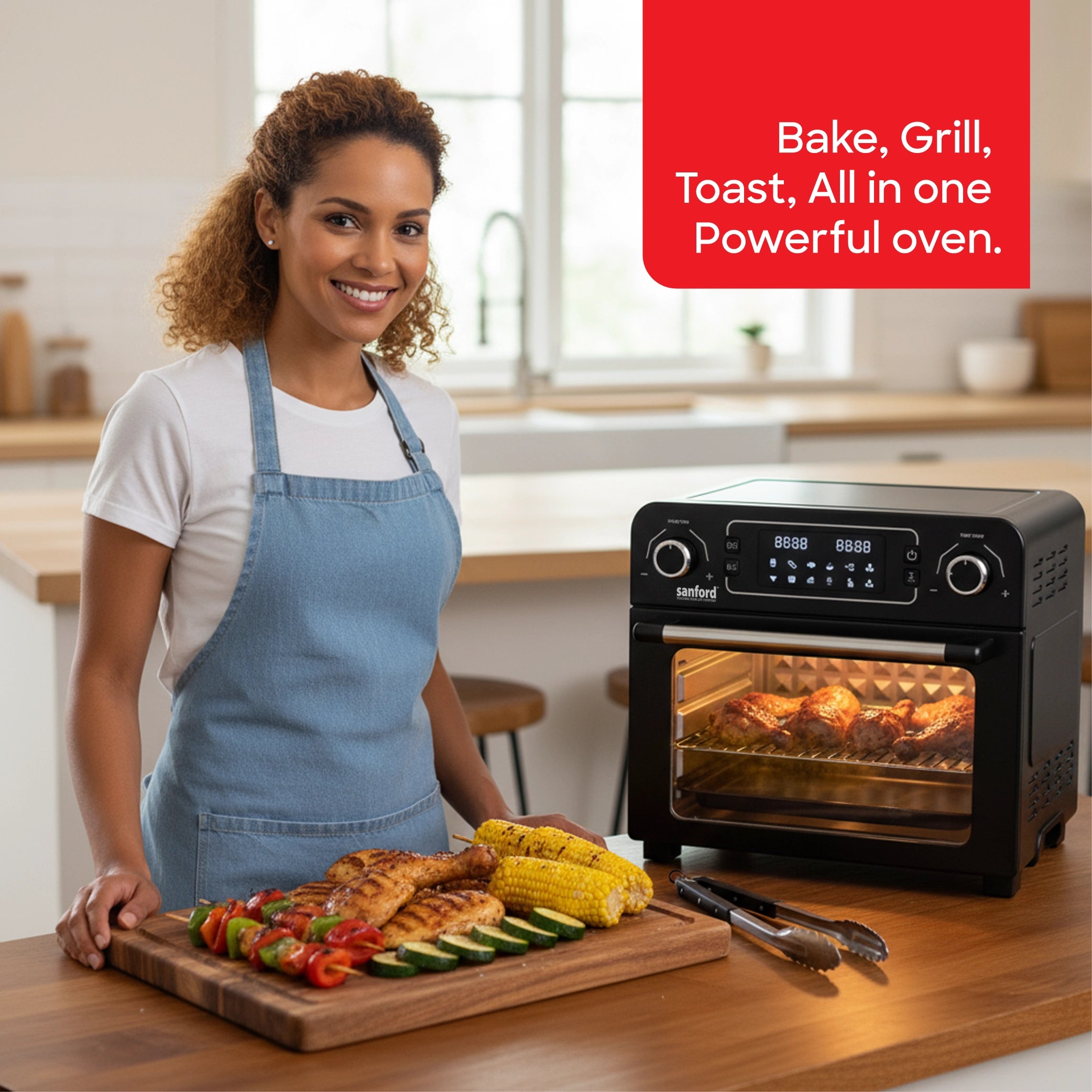 best air fryer oven 22L 12 preset cooking sanford 2