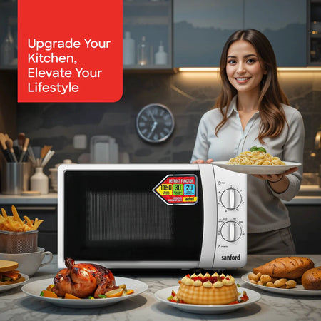 best microwave oven 20L 6 power defrost & 30 min timer sanford 2