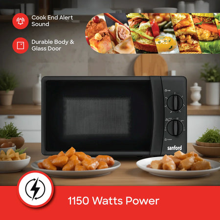 best microwave oven 20L 6 power defrost & 30 min timer sanford 4