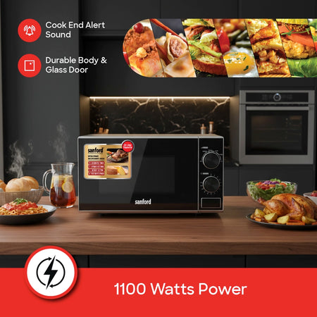 best microwave oven 20l 6 power levels defrost function 1200W sanford 4