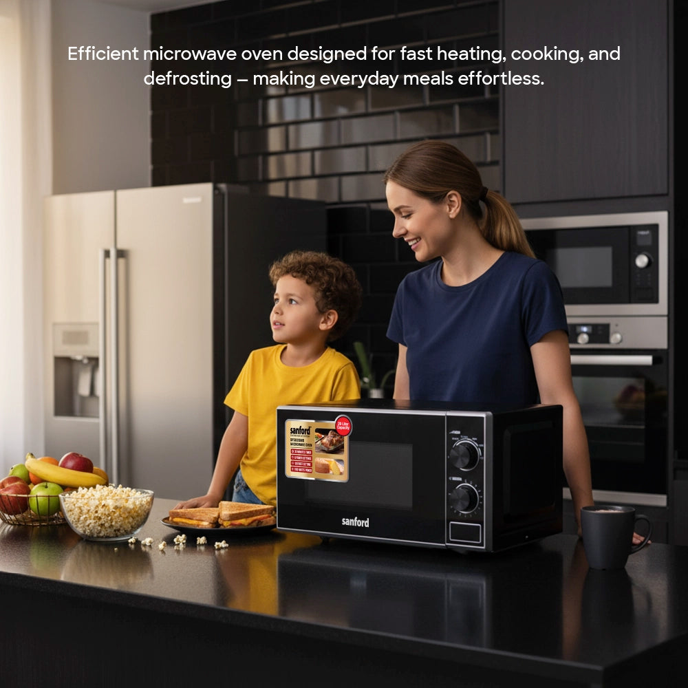 best microwave oven 20l 6 power levels defrost function 1200W sanford 5