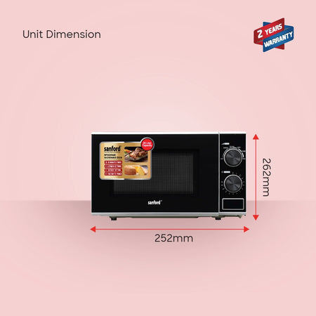 best microwave oven 20l 6 power levels defrost function 1200W sanford 6