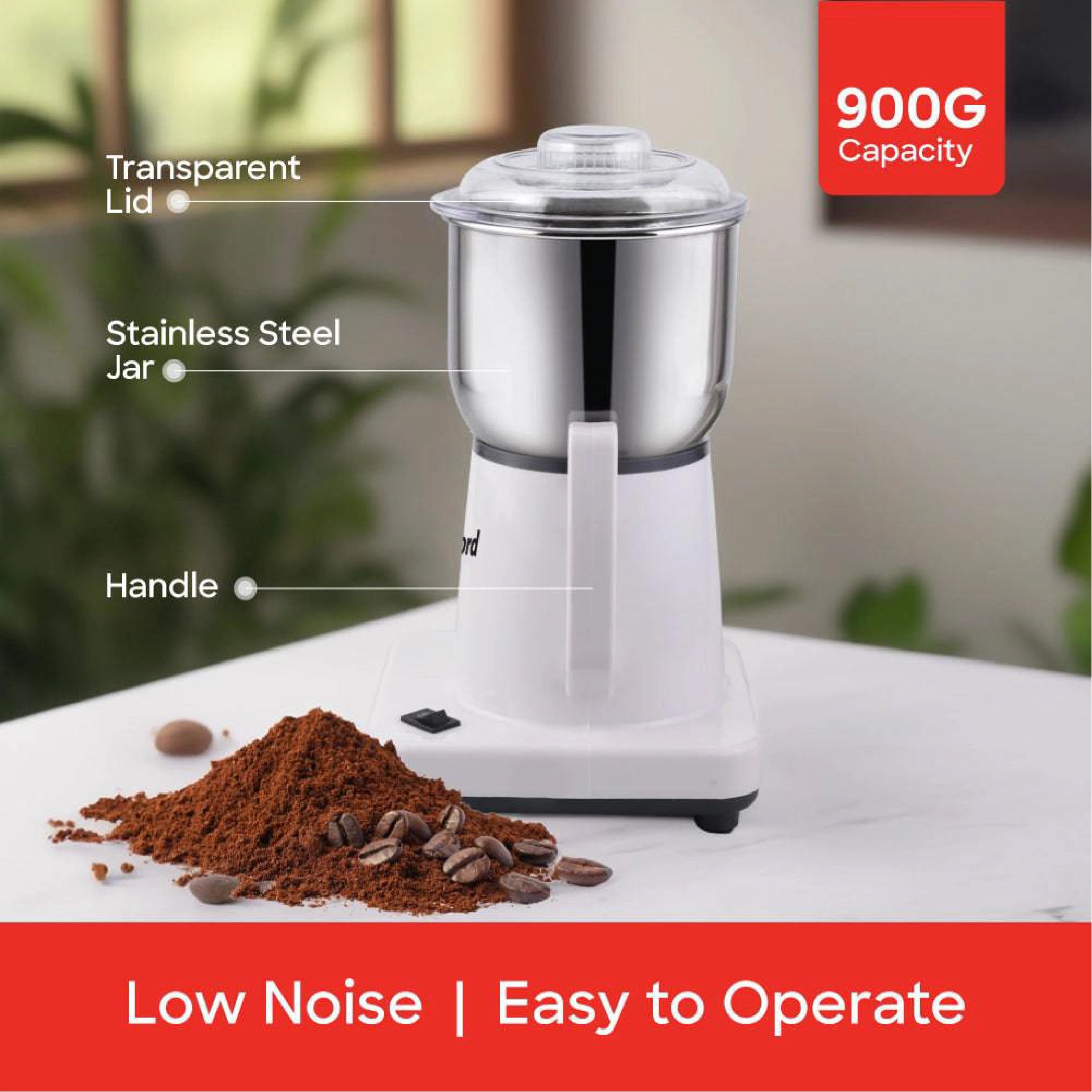 900g Electric Coffee & Spice Grinder sanford 5