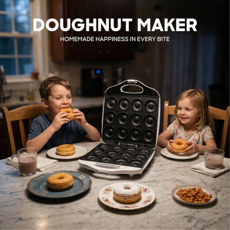 Doughnut Maker 12 Piece Non-Stick Plate 1400W sanford 5