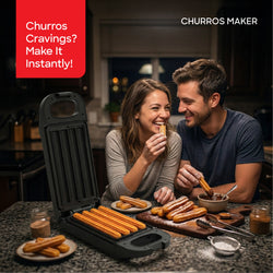Sanford Churros Maker 4 Piece Non Stick Plates 750W - SF5779CM