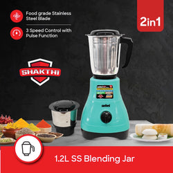 Sanford Mixer Grinder 2 in 1 550W 3 Speed Control Stainless Steel Jars - SF5900GM