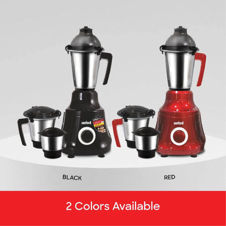 Powerful Mixer Grinder 1000W 3 Stainless Steel Jars & Overload Protection sanford 6