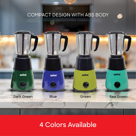 mixer grinder 550W 1.2L blending jar and chutney jar sanford 5