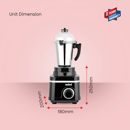 1200W mixer grinder 5 in 1 juicer copper motor sanford 6