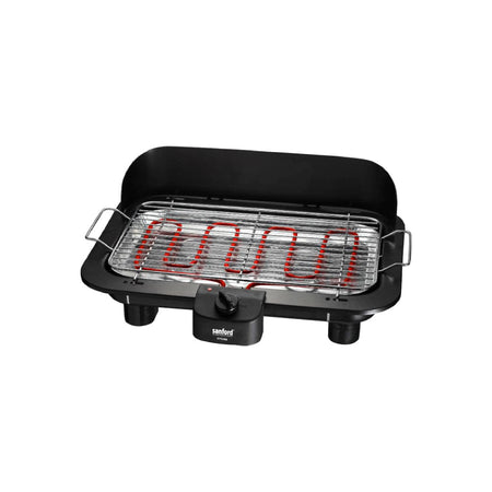 smokeless Electric BBQ grill 2000W thermostat control adjustable temperature sanford 1