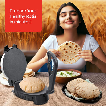 8 inch roti maker 900W non stick plate temperature sanford 2