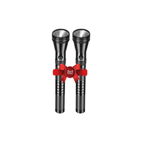 Rechargeable LED flashlight combo pack 2 2200m range 580 lumens sanford 1