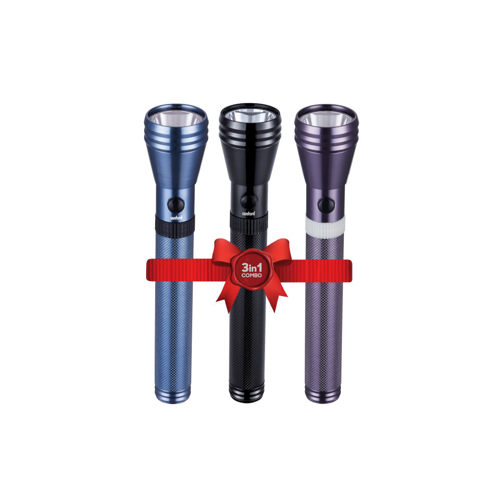 rechargeable CREE LED flashlight 5W 2200m range 580 lumens sanford 1