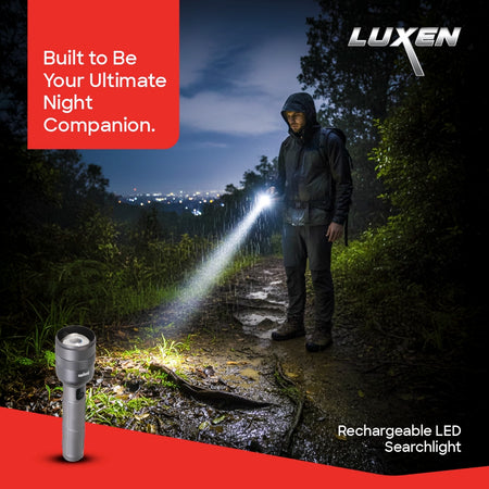 best rechargeable zoom LED flashlight 80W power bank 5 modes sanford 2