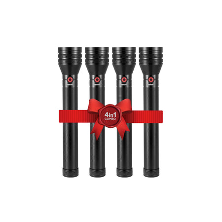 rechargeable LED flashlight combo 4 pack sanford 1