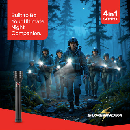 rechargeable LED flashlight combo 4 pack sanford 2